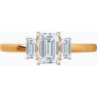 Inel din aur cu zirconii Diamant 9155011603274 s.16 1,57g imaginea #2 — magazin online Desire.md