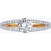Inel din aur cu zirconiu Diamant 9176033062672 s.18,5 1,98g imaginea #4 — magazin online Desire.md