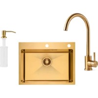 Baterie bucătărie Fabiano 60x45 1.0 FB+03 FB Gold