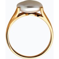 Inel din aur cu perla Diamant s.19 2,71g imaginea #3 — magazin online Desire.md