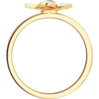 Inel din aur cu zirconiu Diamant s.17 2,73g imaginea #5 — magazin online Desire.md