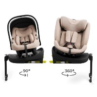 Scaun auto pentru copii Kinderkraft Endura Safe I-Fix Beige (KCENSA00BEG3000) imaginea #2 — magazin online Desire.md