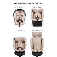 Scaun auto pentru copii Kinderkraft Endura Safe I-Fix Beige (KCENSA00BEG3000) imaginea #3 — magazin online Desire.md