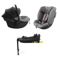 Scaun auto pentru copii Kinderkraft Endura Safe I-Fix Grey (KCENSA00GRY3000)