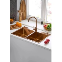 Baterie bucătărie Fabiano 78x50 Bronz imaginea #2 — magazin online Desire.md