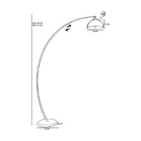Lampadar Opviq 8922-2 imaginea #4 — magazin online Desire.md
