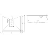 Chiuvetă de bucătărie Fabiano Quadro 53 Nano Cooper imaginea #2 — magazin online Desire.md