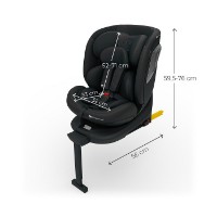 Scaun auto pentru copii Kinderkraft I-360 2 Plus i-Size Black (KCI36002BLKPL00) imaginea #2 — magazin online Desire.md