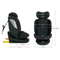 Scaun auto pentru copii Kinderkraft I-Grow 2 Plus i-Size Black (KCIGRO02BLKPL00) imaginea #3 — magazin online Desire.md