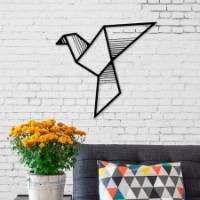 Panou decorativ Showdeko Metal Wall Art №14 Fly Black imaginea #2 — magazin online Desire.md