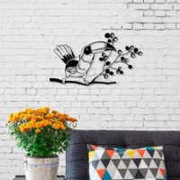 Декоративное панно Showdeko Metal Wall Art №22 Toucan Black фото №2 — интернет-магазин Desire.md