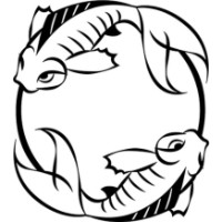 Декоративное панно Showdeko Metal Wall Art №27 Japanese Fish Black