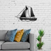Декоративное панно Showdeko Metal Wall Art №30 Sail Black фото №2 — интернет-магазин Desire.md