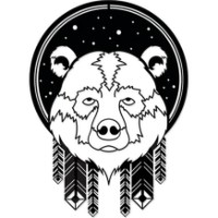Декоративное панно Showdeko Metal Wall Art №46 Bear Black