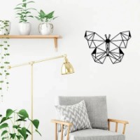 Декоративное панно Showdeko Metal Wall Art №50 Butterfly Black фото №2 — интернет-магазин Desire.md