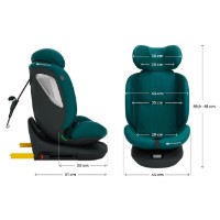 Scaun auto pentru copii Kinderkraft I-Grow 2 Plus i-Size Green (KCIGRO02GREPL00) imaginea #7 — magazin online Desire.md