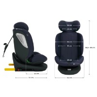 Scaun auto pentru copii Kinderkraft I-Grow 2 Plus i-Size Navy imaginea #7 — magazin online Desire.md