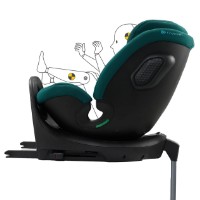 Scaun auto pentru copii Kinderkraft Xrider 2 i-Size Green (KCXRID02GRE0000) imaginea #2 — magazin online Desire.md