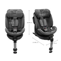 Scaun auto pentru copii Kinderkraft Xrider 2 i-Size Grey (KCXRID02GRY0000) imaginea #5 — magazin online Desire.md