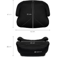 Scaun auto-booster pentru copii Kinderkraft I-Boost 2 i-Size 135-150cm Black (KCIBOO02BLK0000) imaginea #5 — magazin online Desire.md