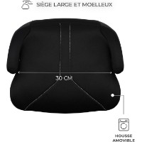 Scaun auto-booster pentru copii Kinderkraft I-Boost 2 i-Size 135-150cm Black (KCIBOO02BLK0000) imaginea #2 — magazin online Desire.md