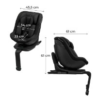 Scaun auto pentru copii Kinderkraft I-Guard i-Size Air Flow Black (KCIGUA00BLK000N) imaginea #5 — magazin online Desire.md