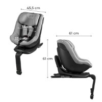 Scaun auto pentru copii Kinderkraft I-Guard Pro i-Size Gray (KCIGUAPRGRY000N) imaginea #3 — magazin online Desire.md