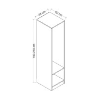 Garderoba Hanah Home Kale 210 White imaginea #4 — magazin online Desire.md