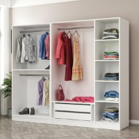 Garderoba Hanah Home Kale 190 White v2 imaginea #2 — magazin online Desire.md