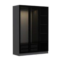 Dulap Hanah Home Kale Anthracite Black 2271 imaginea #7 — magazin online Desire.md