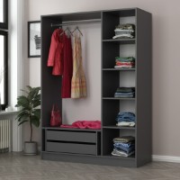 Dulap Hanah Home Kale Anthracite 2287 imaginea #5 — magazin online Desire.md