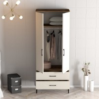 Dulap Hanah Home Kumsal T Walnut Cream imaginea #2 — magazin online Desire.md