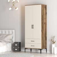 Dulap Hanah Home Kumsal T Walnut Cream imaginea #3 — magazin online Desire.md