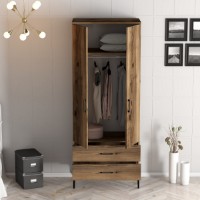 Шкаф Hanah Home Kumsal T Walnut фото №2 — интернет-магазин Desire.md