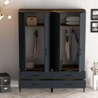 Dulap Hanah Home Kumsal TT Walnut Anthracite imaginea #2 — magazin online Desire.md