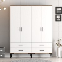 Dulap Hanah Home Kumsal TT Walnut White