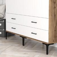 Dulap Hanah Home Kumsal TT Walnut White imaginea #4 — magazin online Desire.md