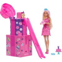 Păpușa Mattel Rise & Surprise Pet Birthday JKF66