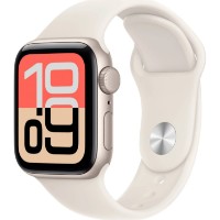 Smartwatch Apple Watch SE 3 40mm Aluminum Case with Sand Sport Band M/L Starlight (MJKW4) imaginea #2 — magazin online Desire.md