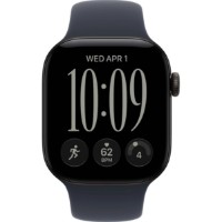 Smartwatch Apple Watch Series 12 GPS 42mm Space Grey Aluminium Case with Navy Blue Sport Band S/M (MJE74)