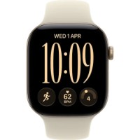 Смарт-часы Apple Watch Series 12 GPS 46mm Light Gold Aluminium Case with Sand Sport Band S/M (MJEN4)