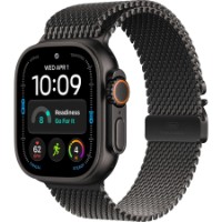 Smartwatch Apple Watch Ultra 4 GPS + Cellular 49mm Black Titanium Case with Black Titanium Milanese Loop M (MJAV4) imaginea #2 — magazin online Desire.md