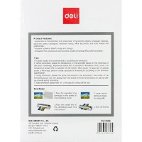 Folie pentru laminare Deli DL03816 A4 80мkм 100pcs imaginea #2 — magazin online Desire.md