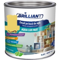 Smalț Brillant AquaLuxMat Crem Delicat RAL1013 0.6L (0100996) imaginea #1 — magazin online Desire.md