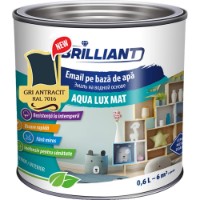 Smalț Brillant AquaLuxMat Gri Antracit RAL7016 0.6L (0100999) imaginea #1 — magazin online Desire.md