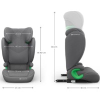 Scaun auto pentru copii Kinderkraft Junior Fix 2 Plus i-Size Grey (KCJUFI20GRYPL0N) imaginea #5 — magazin online Desire.md
