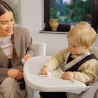 Стульчик для кормления Kinderkraft Tino 3in1 Grey (KHTINO00GRY0000)  фото №9 — интернет-магазин Desire.md