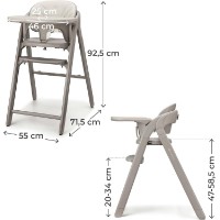 Стульчик для кормления Kinderkraft Tino 3in1 Beige (KHTINO00BEG0000) фото №9 — интернет-магазин Desire.md