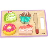 Seturi de veselă pentru joc Viga My Cutting Dessert (44639)