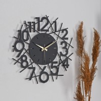 Настенные часы Wallity Lineal Black 1